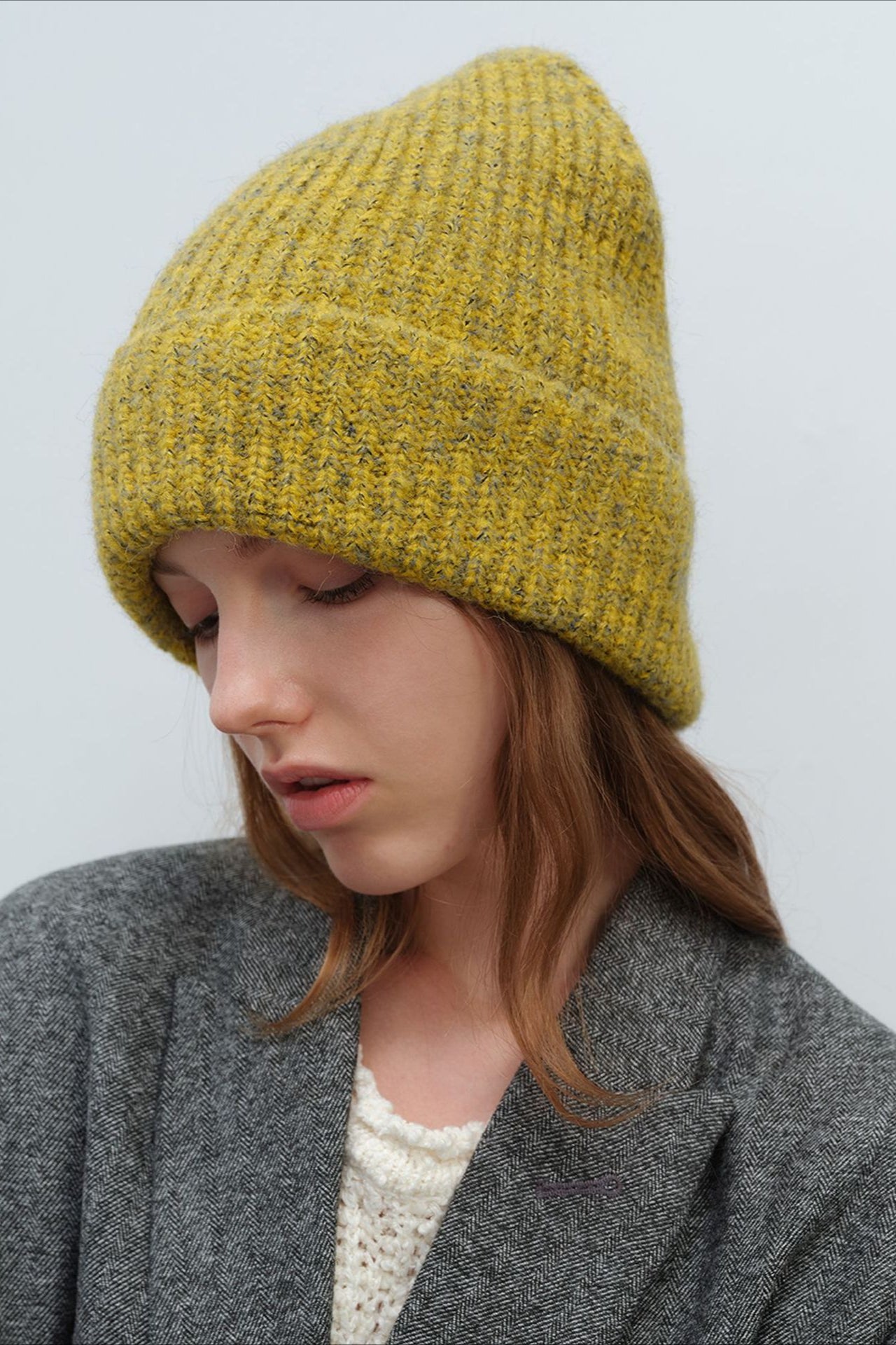 Gorro de lana de punto de moda para invierno