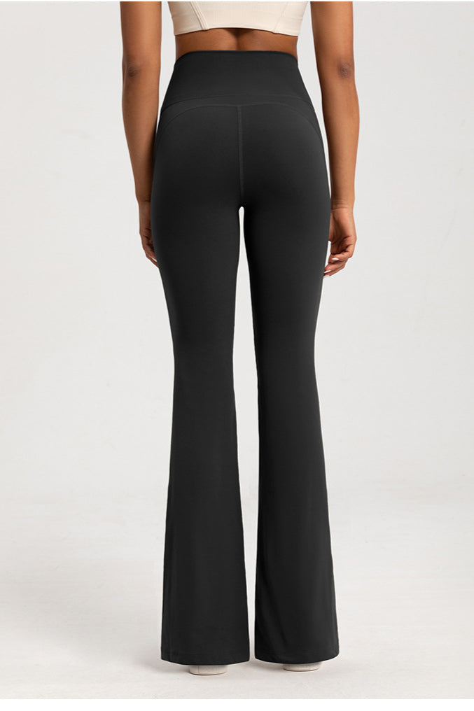 Sleek High-Waisted Flare Yoga Leggings