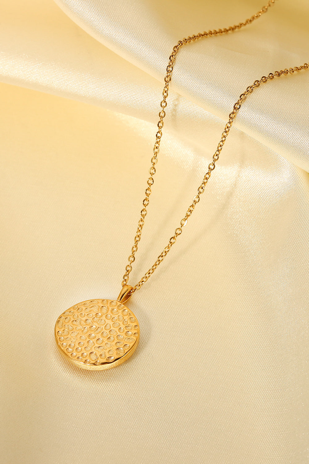 Elegant Gold Sun Pendant Necklace