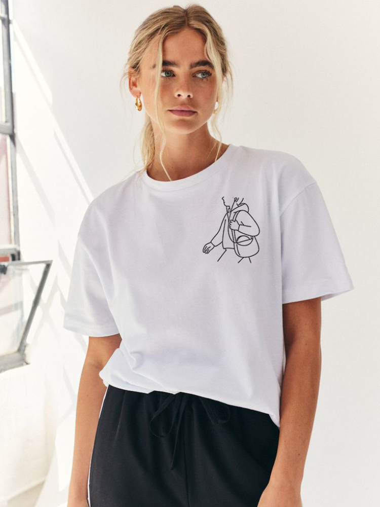 Line Art Heart Classic Tee