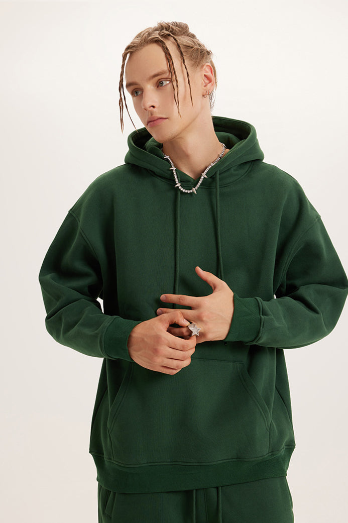 Kapuzenpullover Oversize Herren Hoodie Modisch Lang Unisex Sweatshirt