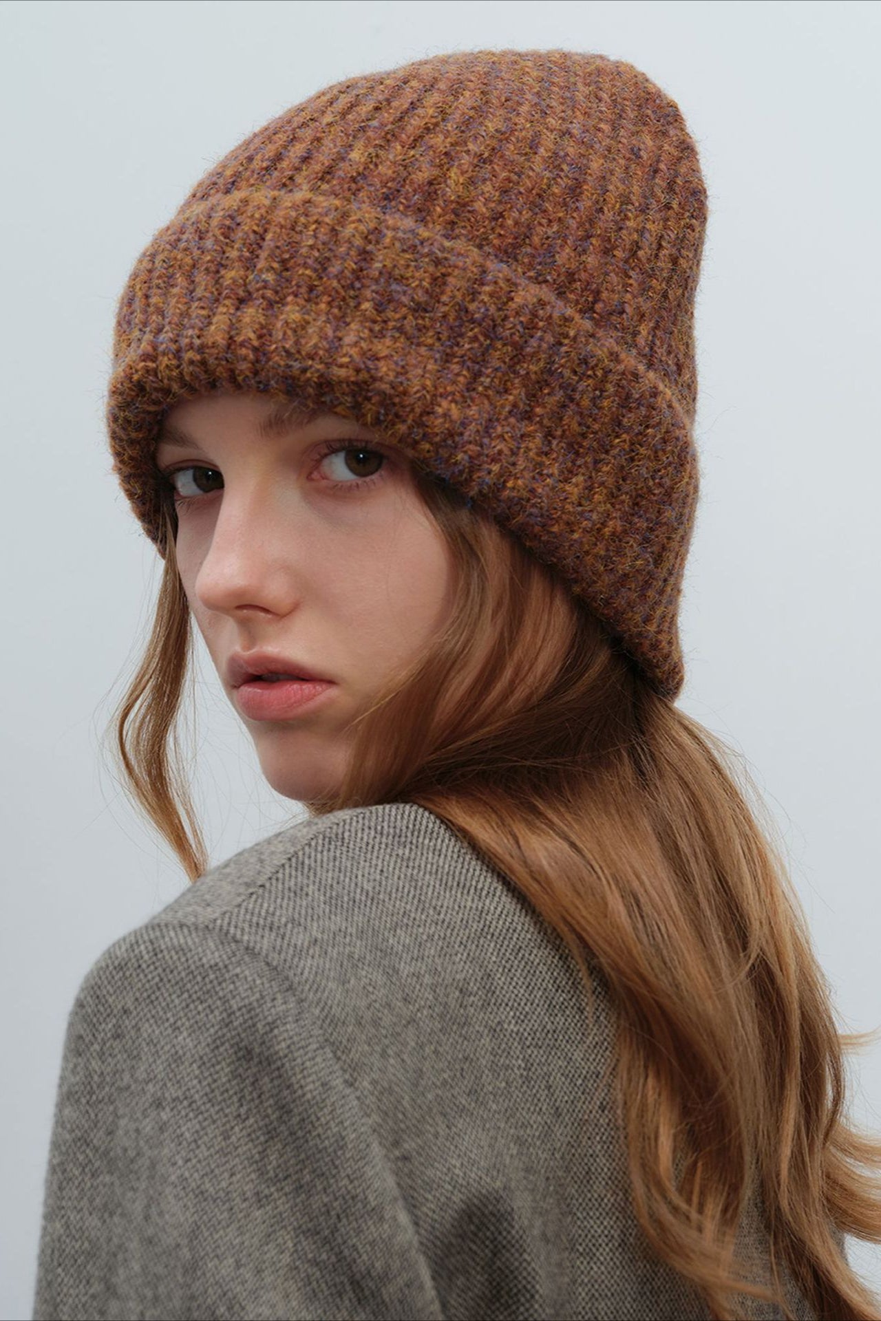 Gorro de lana de punto de moda para invierno