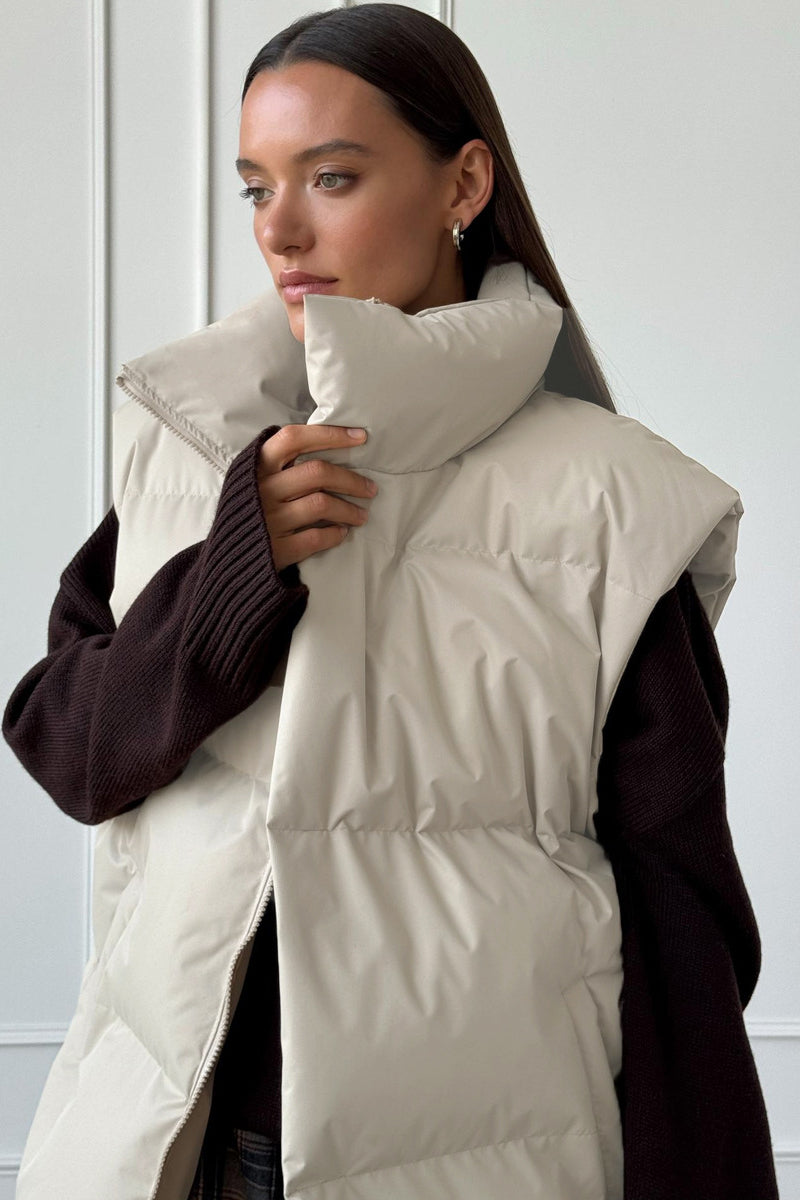 Women's Classic Layered Puffer Vest