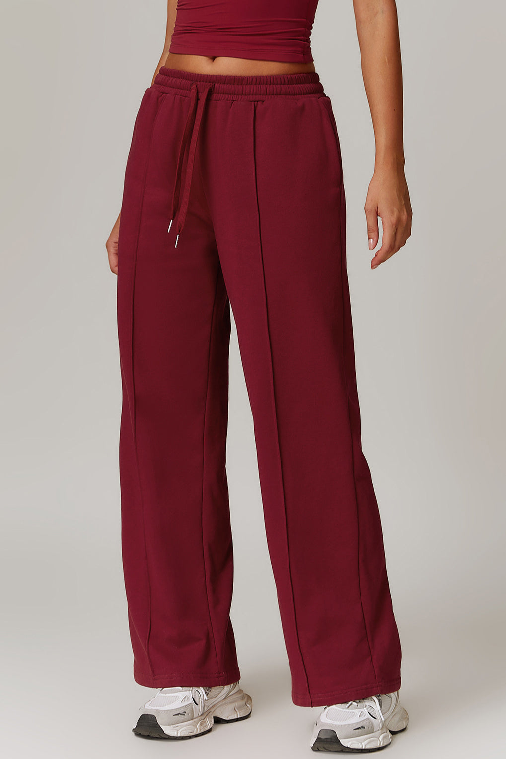 Pantalones con cordón para mujer, cómodos y casuales