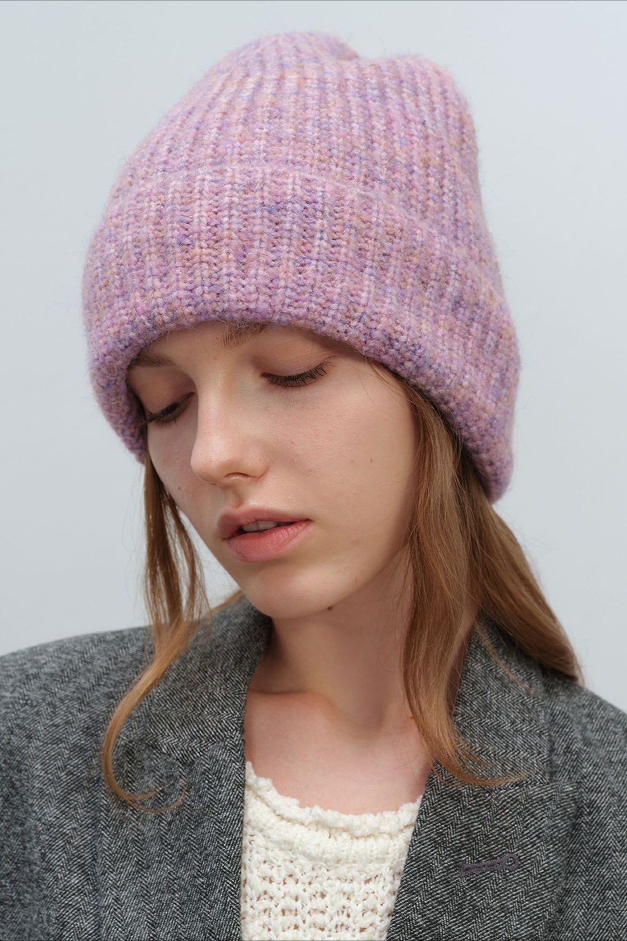 Gorro de lana de punto de moda para invierno