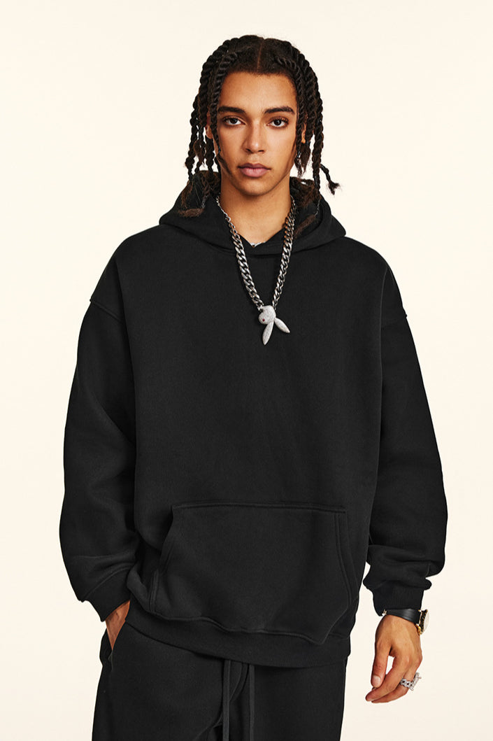 Oversize Hoodie Kapuzenpullover Sweatshirt Bequem Lang Modisch