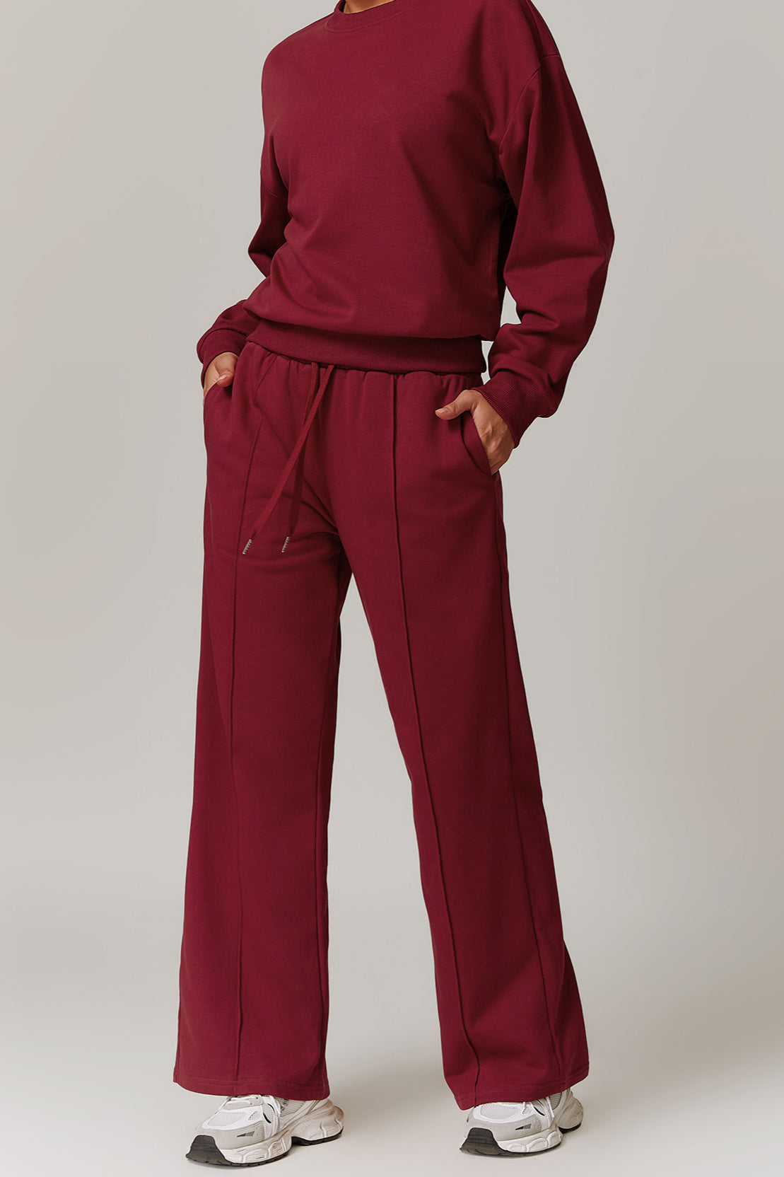 Pantalones con cordón para mujer, cómodos y casuales