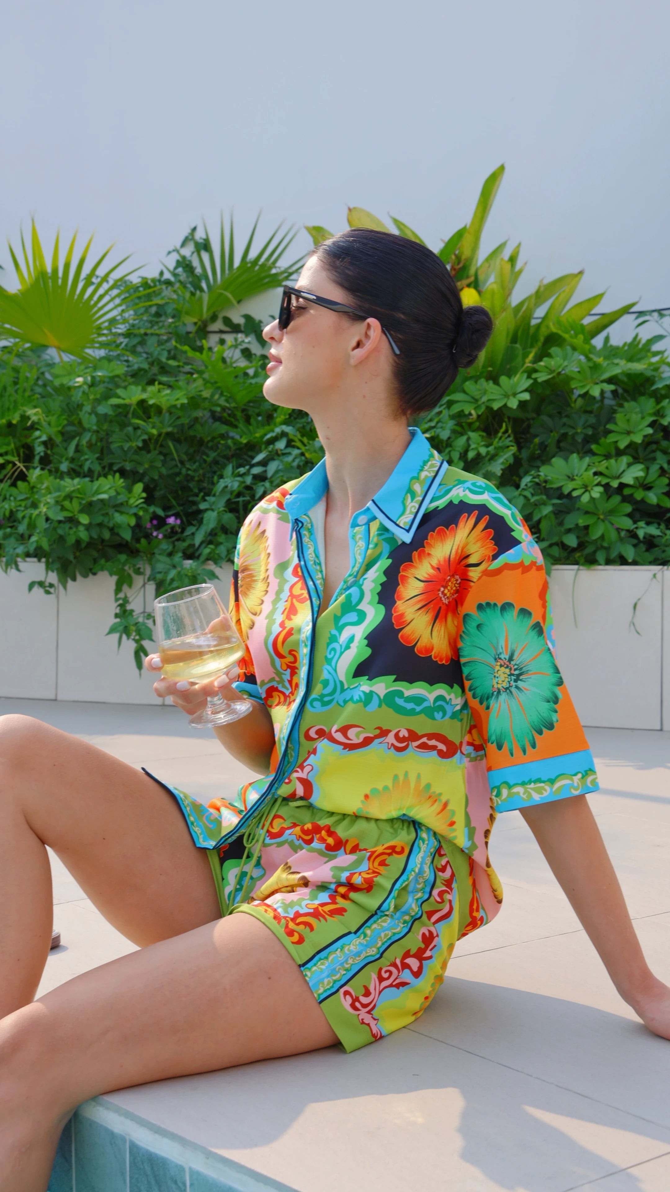 The Palm Springs - Shirt and Short Set