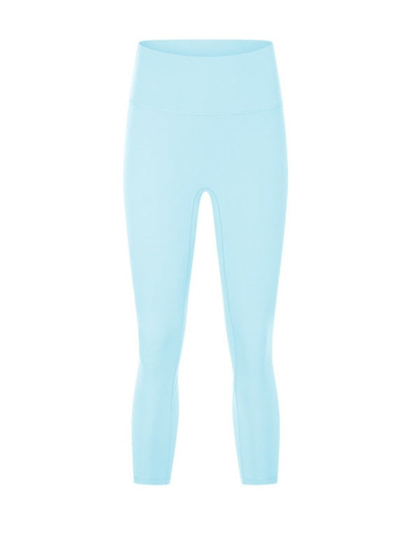 Light Blue Stretchable High Waist Exercise Yoga Pants