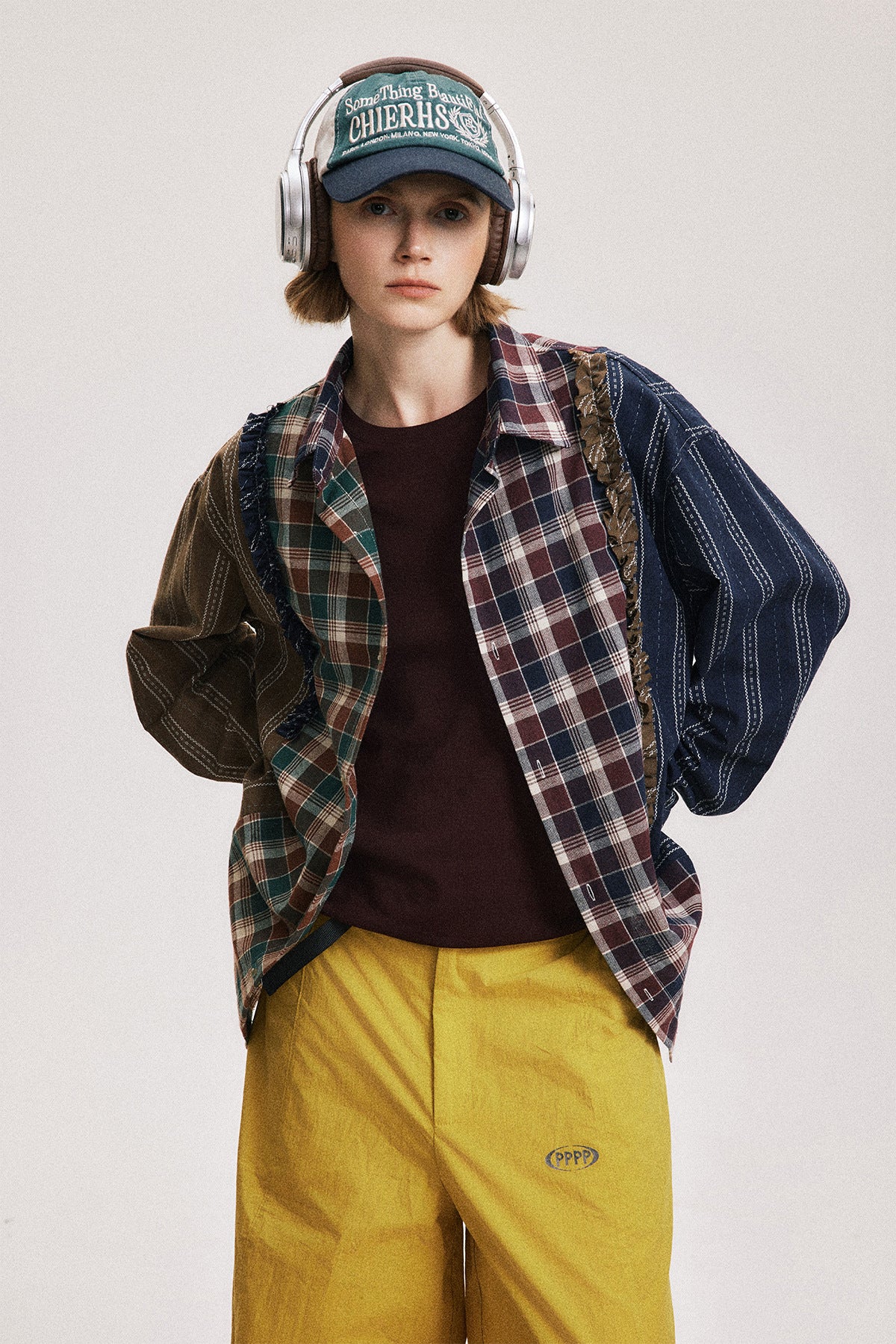 Women's Casual Plaid Overshirt Fall Layering Piece