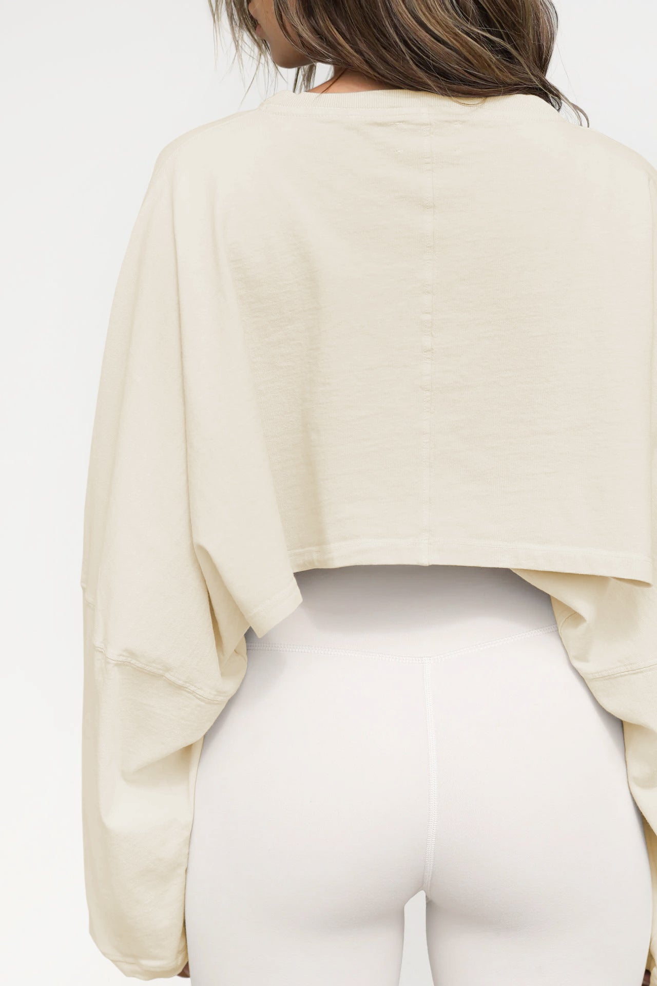 Ethereal Drift Oversized Crop Top