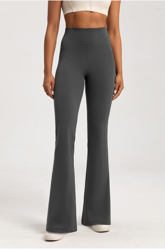 Sleek High-Waisted Flare Yoga Leggings