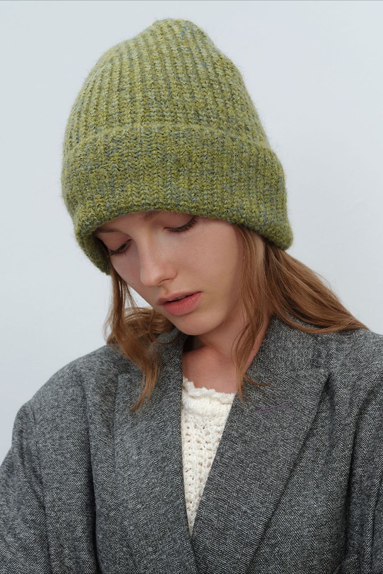 Gorro de lana de punto de moda para invierno