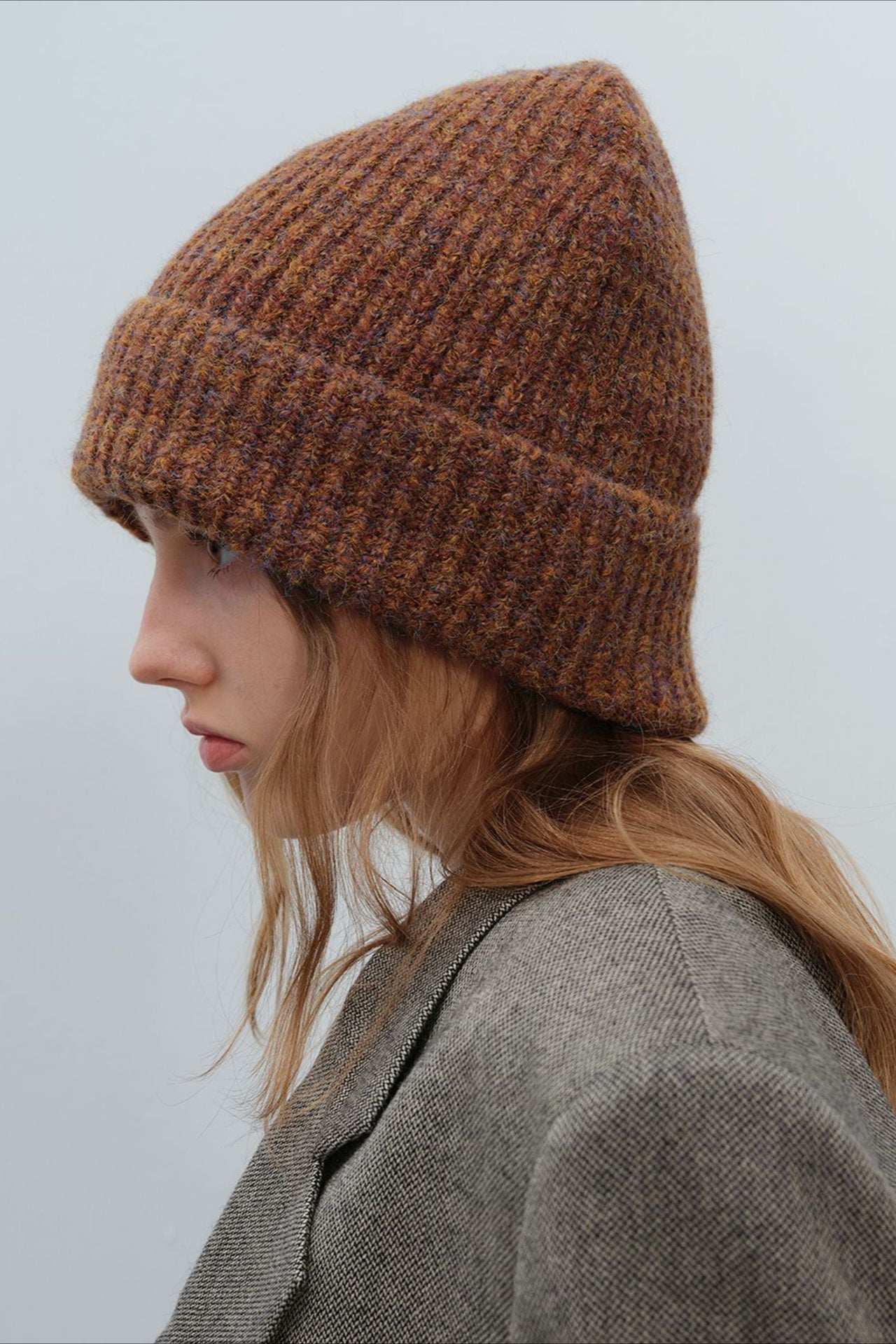 Gorro de lana de punto de moda para invierno