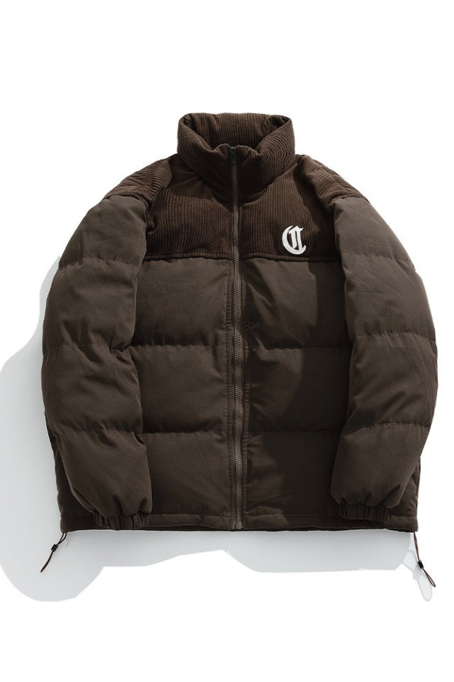 Chaqueta acolchada básica de invierno urbana