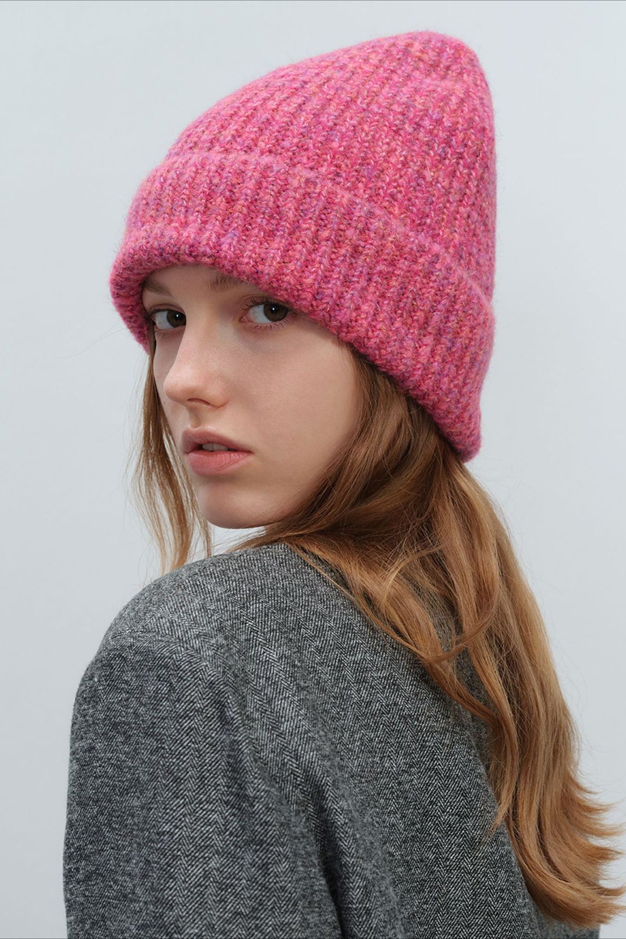 Gorro de lana de punto de moda para invierno